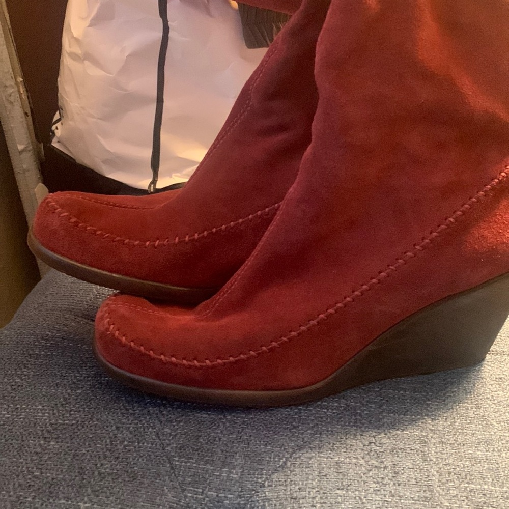 Suede ladies boots